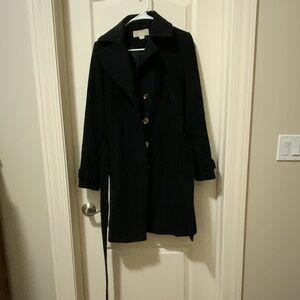 MICHAEL Michael Kors Black Trench Coat